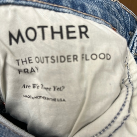 NWT Mother Denim The Dodger Flood Loose Fit Jeans in Mediterranean Muse Blue 28 - Picture 6 of 8